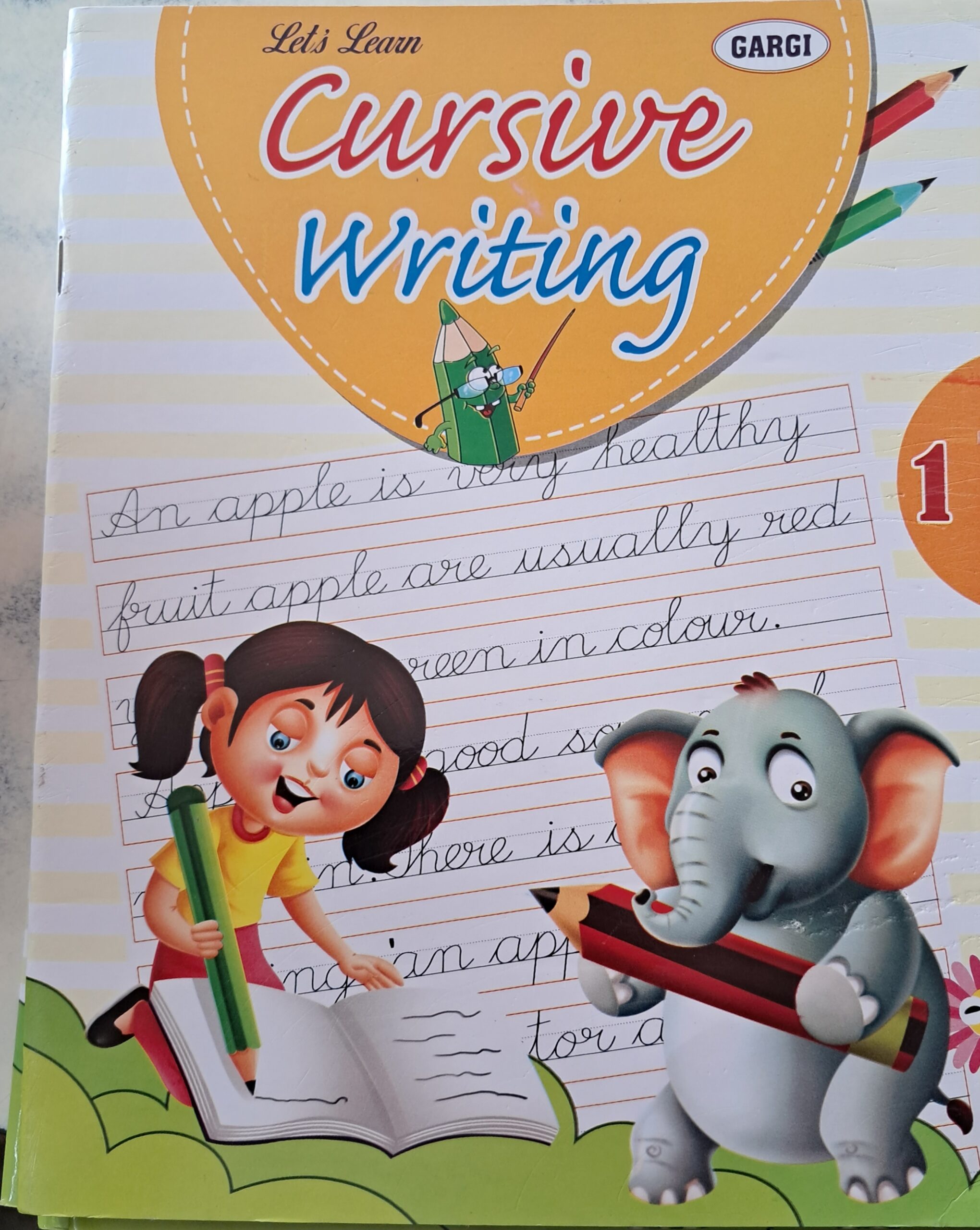 Gargi Cursive Writing Book Class 1 - REDBOOKS.IN