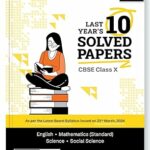 Gurukul By Oswal Last Years 10 Solved Papers for CBSE Class 10 Exam 2025 -Math Standard, English, Science & Social Science (All Sets Delhi & Outside), Latest Syllabus