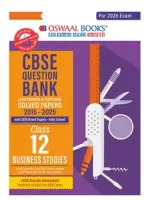 Oswaal CBSE Question Bank Chapter-wise and Topic-wise SOLVED PAPERS Class 12 Business Studies For Exam 2026