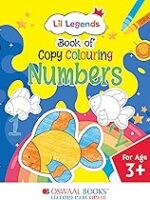 Oswaal Lil Legends Book of Copy Colouring for kids,To Learn About Numbers, Age 3 +